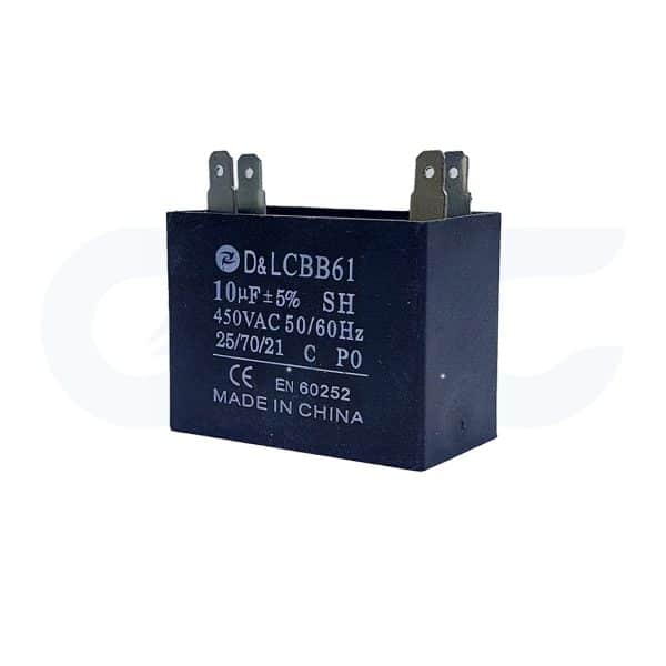 خازن کتابی 10 میکروفاراد D&L