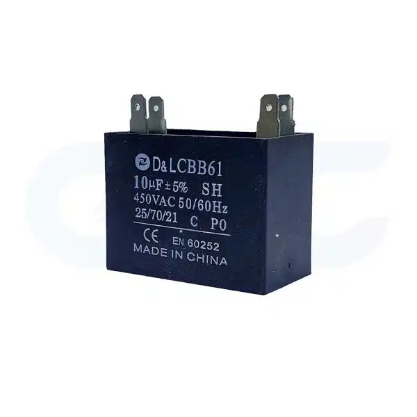 خازن کتابی 10 میکروفاراد D&L