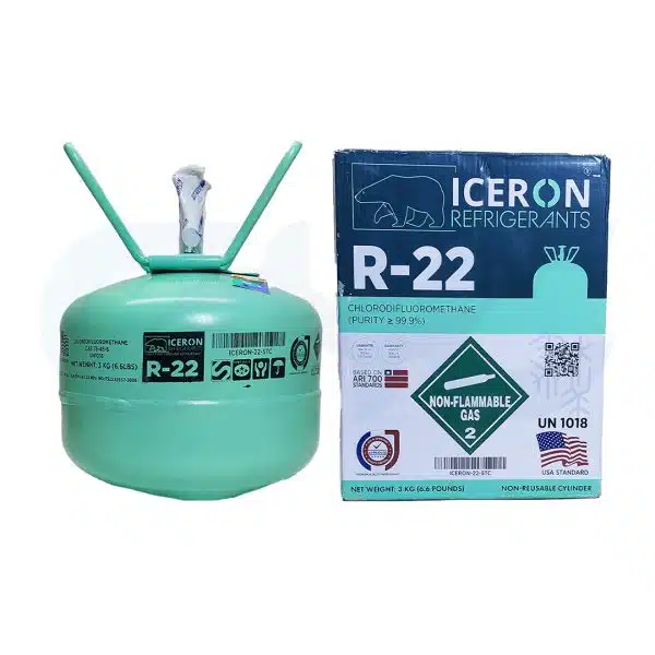 گاز R22 آیسرون 3 کیلوگرم خالص