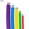 ست خم کن فلکسیبل TRENDZ از سایز 1/4 تا 3/4 اینچ - Image 3